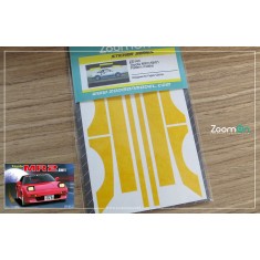 1/24 Toyota MR2 AW11 Pattern Masks for Fujimi kit