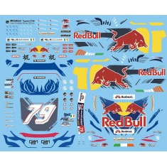 1/24 Toyota 86 GT Europe Drift Masters 2023 RedBull #79 Decal for Tamiya / Aoshima Kit