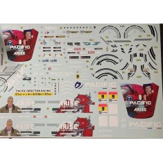 1/24 Porsche 911 GT3R SuperGT GT300 2013 Ghost in the Shell ARISE DR #9 Decal for Fujimi Kit