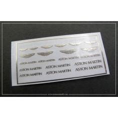 1/24 - 1/43 Aston Martin Logo Metal Sticker