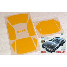 1/24 Toyota Supra 3.0GT (A70) Window and Light Painting Masks for Tamiya Kit