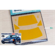 1/24 Mercedes-Benz 500SL (R129) Window and Light Painting Masks for Tamiya Kit