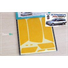 1/24 Nissan Stagea Window Painting Masks for Fujimi Kit