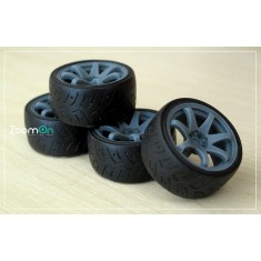 1/24 17'' XXR 522 Rim set with Tyres