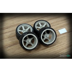 1/24 18'' Advan GT Rim set with Tyres