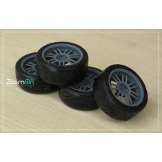 1/24 15'' Rays RE30 Rim set with Tyres