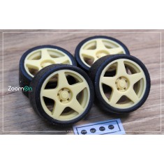 1/24 18'' Fifteen52 Tarmac Rim set with Tyres