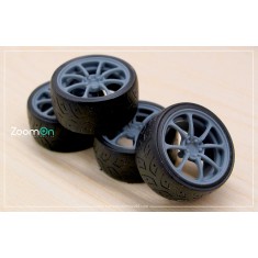 1/24 18'' Rays NE24 Rim set with Tyres