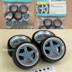 1/24 19'' Work Equip 05 Rim set with Tyres