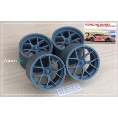 1/24 18'' Porsche RSR Le Mans BBS Rim set without Tyre for Nunu kit