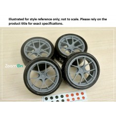 1/24 20'' BBS RI-A Rim Set (Normal Rim + Tyres)