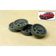 1/24 13'' Toyota Starlet KP61 OEM Stainless Normal Rim (Without Tyres)