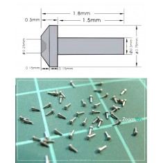 Rivets (dia 0.75mm, 50pcs)