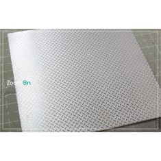 1/24-1/25 Aluminium Chequer Plate (size 70x70mm)