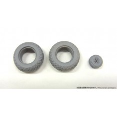 1/32 North-American P-51D Mustang Weighted Tyres (2 Main Gears + 1 Tail Gear)