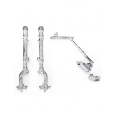 1/32 Mitsubishi J2M3 Raiden Metal Struts (2 Main Landing Gears + 1 Rear Landing Gear)
