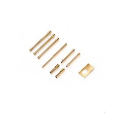 1/32 Mitsubishi J2M3 Raiden Turned Metal Machine Gun Set (7 Guns+1 Pitot Tube)