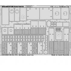 1/32 Heinkel He 219 A-0 UHU Access Panel Set (1 Photo-Etched Sheet)