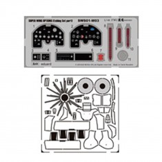 1/48 IJN Fighter Kyushu J7W1 Shinden Interior Detail-up Set (2 Photo-Etched Sheets)