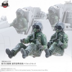1/48 JASDF Forward Facing Pilot (2 figures)
