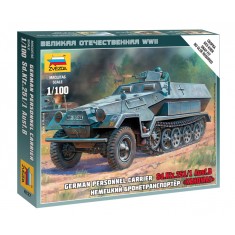 1/100 (Snap-Fit) German Personnel Carrier Sd.Kfz.251/1 Ausf.B