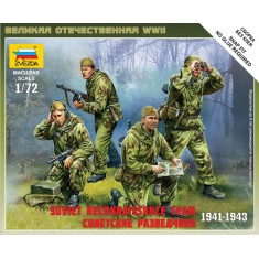 1/72 (Snap-Fit) Soviet Reconnaissance Team 1941-1943 (4 Figures)