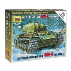 1/100 (Snap-Fit) Soviet Heavy Tank KV-1 Mod. 1940