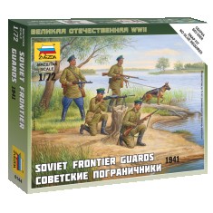 1/72 (Snap-Fit) Soviet Frontier Guards (4 Figures)