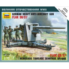 1/72 (Snap-Fit) German Heavy Anti-Aircraft Gun Flak 36/37