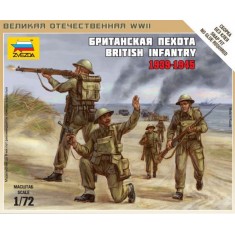 1/72 (Snap-Fit) British Infantry 1939-1945 (5 Figures)