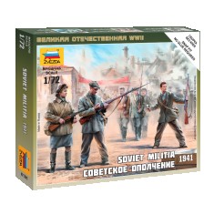 1/72 (Snap-Fit) Soviet Militia 1941 (5 Figures)