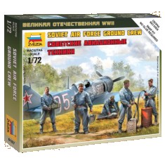 1/72 (Snap-Fit) Soviet Airforce Ground Crew (5 Figures)