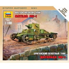 1/100 (Snap-Fit) British Infantry Tank Matilda Mk.I