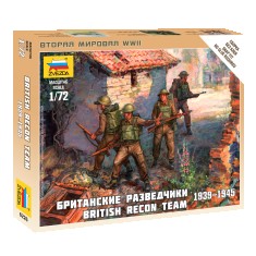 1/72 (Snap-Fit) British Recon Team 1939-1945 (4 Figures)