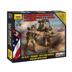 1/72 (Snap-Fit) US M-47 "Dragon" Anti-Tank Missile System with Crew