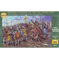 1/72 English Knights of The Hundred Years' War XIV-XV A.D. (33 Figures)