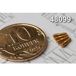 Advanced Modeling 1/48 scale AVU fuse - 6 turned metal parts - AMC48099 Advanced Modeling 1/48 scale AVU fuse - 6 turned metal parts - AMC48099