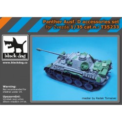 1/35 Panther Ausf D Accessories set for Zvezda kits 1/35 Panther Ausf D Accessories set for Zvezda kits