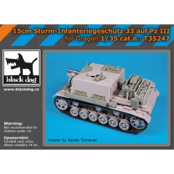 1/35 Sturm-Infanteriegeschutz 33 Auf Pz III Stowage Set for Dragon kits 1/35 Sturm-Infanteriegeschutz 33 Auf Pz III Stowage Set for Dragon kits