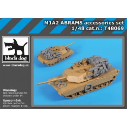Black Dog 1/48 M1A2 Abrams Tank Stowage and Accessories Set T48069 for Tamiya 