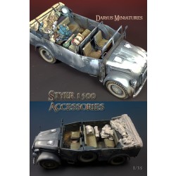 1/35 German Car Steyr 1500 Accessories 1/35 German Car Steyr 1500 Accessories