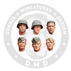 1/35 Heads Wehrmacht (6pcs) 1/35 Heads Wehrmacht (6pcs)