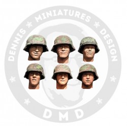 1/35 WWII German Heads (6pcs) 1/35 WWII German Heads (6pcs)