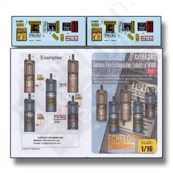 Decals for 1/16 WWII German Fire Extinguisher Labels Part. 1 Decals for 1/16 WWII German Fire Extinguisher Labels Part. 1