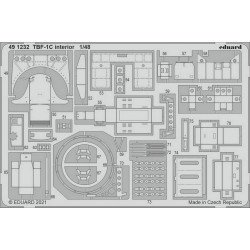 1/48 Grumman TBF-1C Avenger Interior Detail set for Academy kits 1/48 Grumman TBF-1C Avenger Interior Detail set for Academy kits