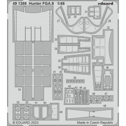 1/48 Hawker Hunter FGA.9 Detail Parts for Airfix kits 1/48 Hawker Hunter FGA.9 Detail Parts for Airfix kits
