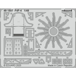 1/48 F4F-4 Detail Parts (PE set) for Academy kits 1/48 F4F-4 Detail Parts (PE set) for Academy kits