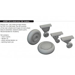 1/48 Grumman F4F-4 Wildcat Wheels early for Academy kits 1/48 Grumman F4F-4 Wildcat Wheels early for Academy kits