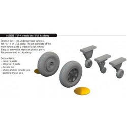 1/48 Grumman F4F-4 Wildcat Wheels late for Academy kits 1/48 Grumman F4F-4 Wildcat Wheels late for Academy kits