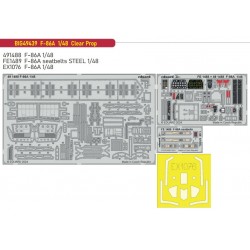 1/48 F-86A Super Detail Set (PE) for Clear Prop kits 1/48 F-86A Super Detail Set (PE) for Clear Prop kits